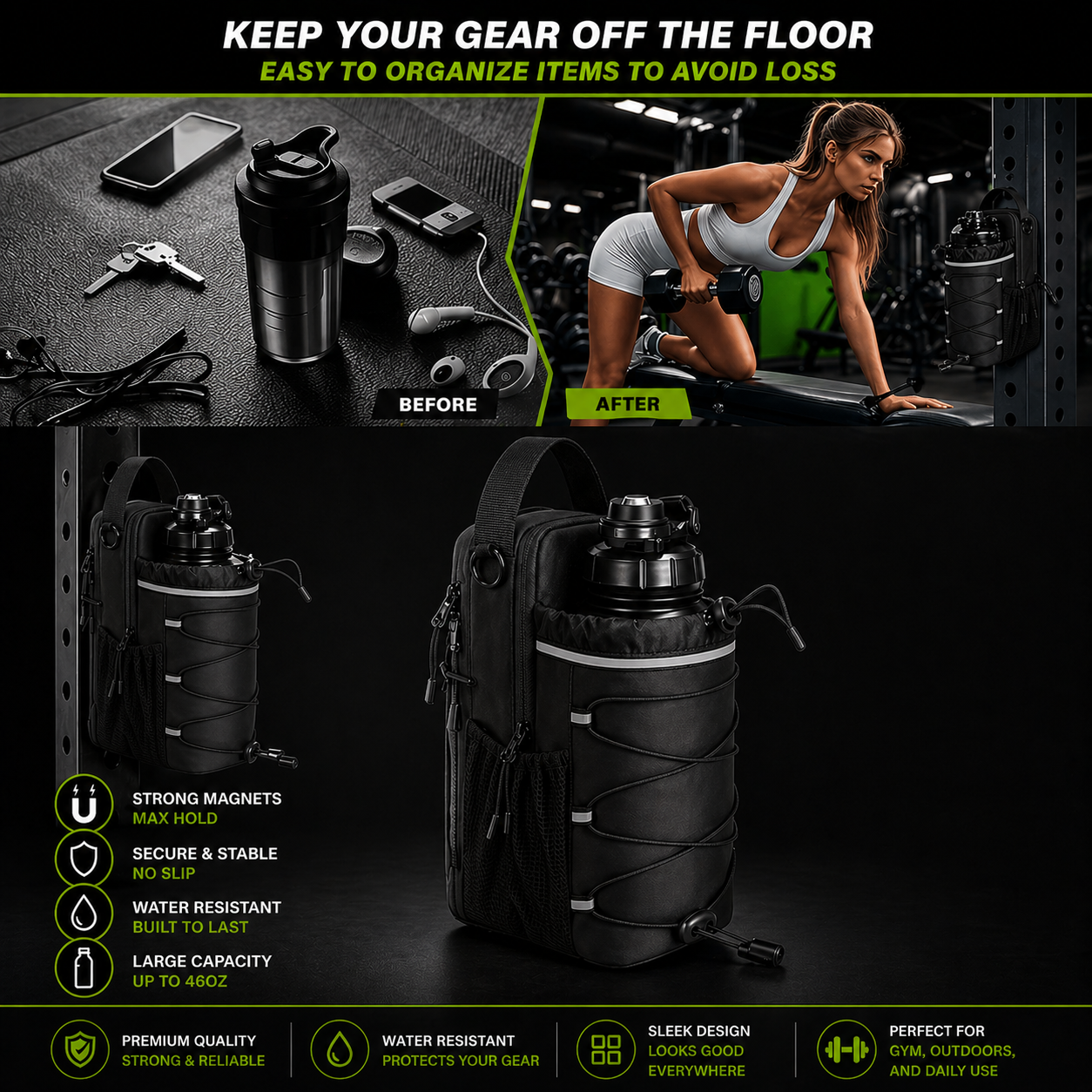 GET BUILT™ Pro Magnetic gym Pack